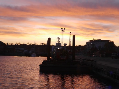 Sunset over Svedborg