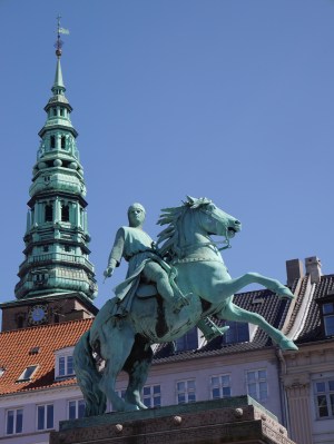 Bishop Absalon should have been on a pony, but the scultpr thought it did not look impressive enough