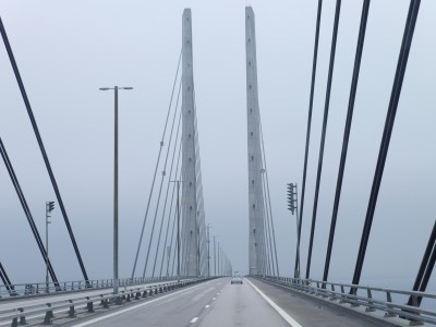 Cable stay part of the bridge