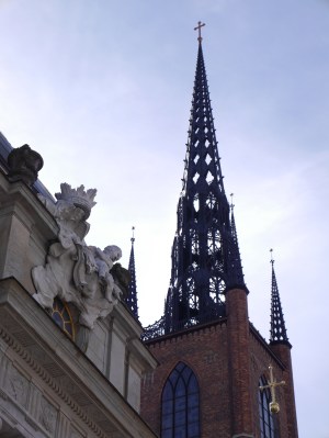 Wrought iron church steeple