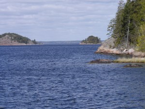 Islands view from boat