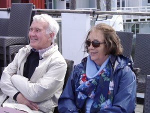 Caught the Aged P's actually laughing - only as unaware I had camera in hand!