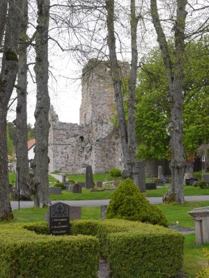 St Olaf ruins, one of the 3 of seven remaining Medieval churches.