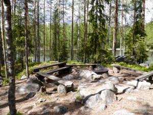 Perfect campsite ... regrettably not for us!