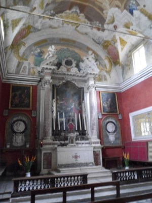 Inside the chapel