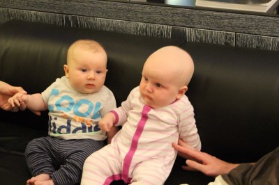 Two of the youngest members ... second cousins