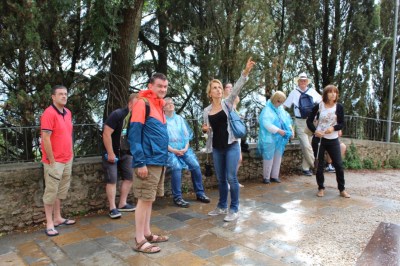 Check out the rain capes and ponchos ... the odd heavy shower.