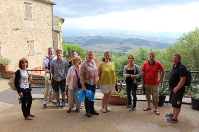 Our smaller group as some more had left for the airport after lunch.