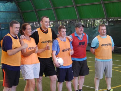 The Non-Bloods: ranked as underdogs, but the captain Mark scored twice!