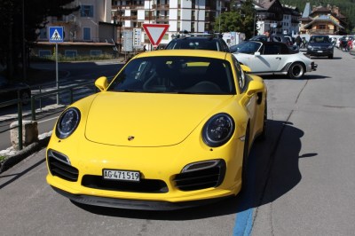 Not one Porsche but two!  Must have seen about a dozen.