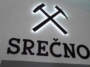 .. means good luck, which is what all the miners used to day as they descended to work.
