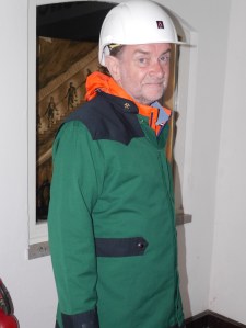 All kitted up ... but no 'off to work we go' for us!