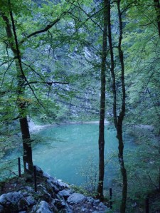 The Wild Lake. It is very small and I could not get a shot to show how steep and high the rock walls are.