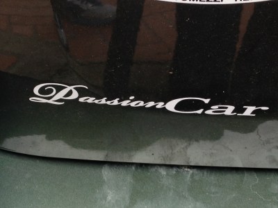 Made us chuckle ... on a small Fiat ... is there room? P'raps we should have this on the back of Chard?