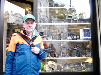 J unimpressed ... lots of guns for sale.