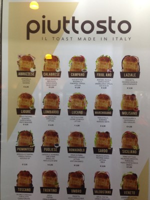 A fast food outlet dedicated to ... the toasted sandwich!