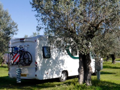 We had a really peaceful night amongst the olive groves.  