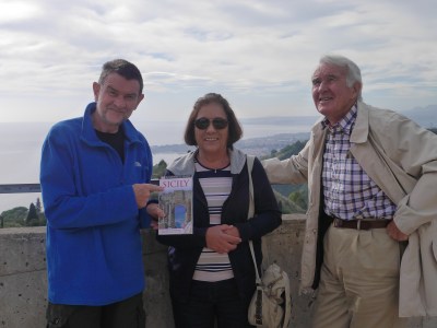 J tour guide for the day and he has the correct book :)