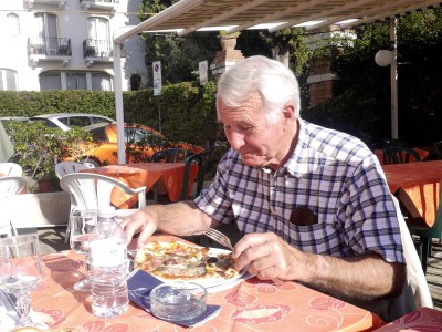 Couldn't come to Italy and not have at least one pizza.