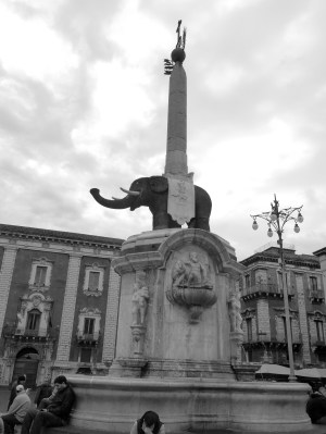 A Town Hall security guard with good English explained about the presence of the elephant statue in the square ... Hannibal was believed to have passed through and elephant remains were found under the square. 