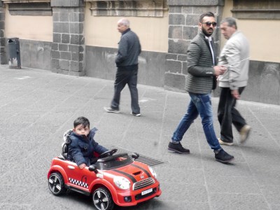 I want one of those! Child is happy: he has his own car. Dad is happy: he has the remote control!!!!