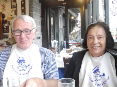 Seafood - we all wore bibs